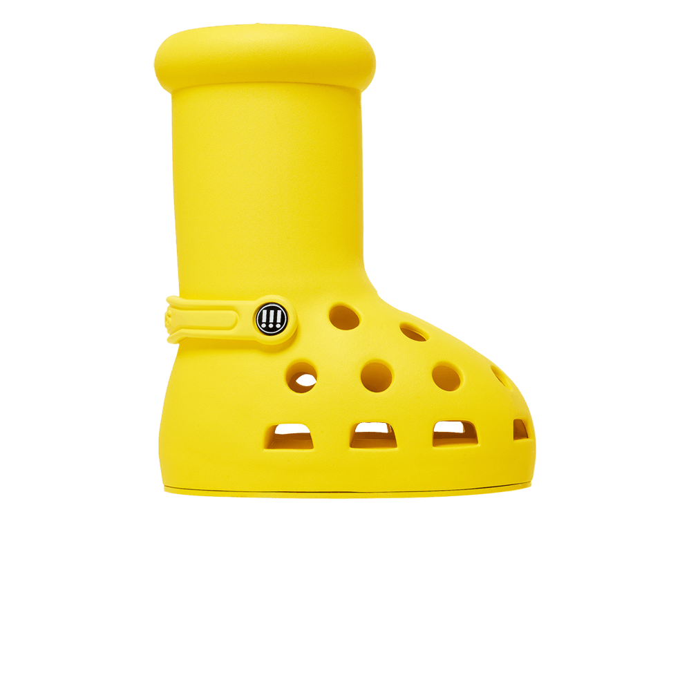 Кроссовки Crocs x MSCHF Big Red Boot 'Yellow'