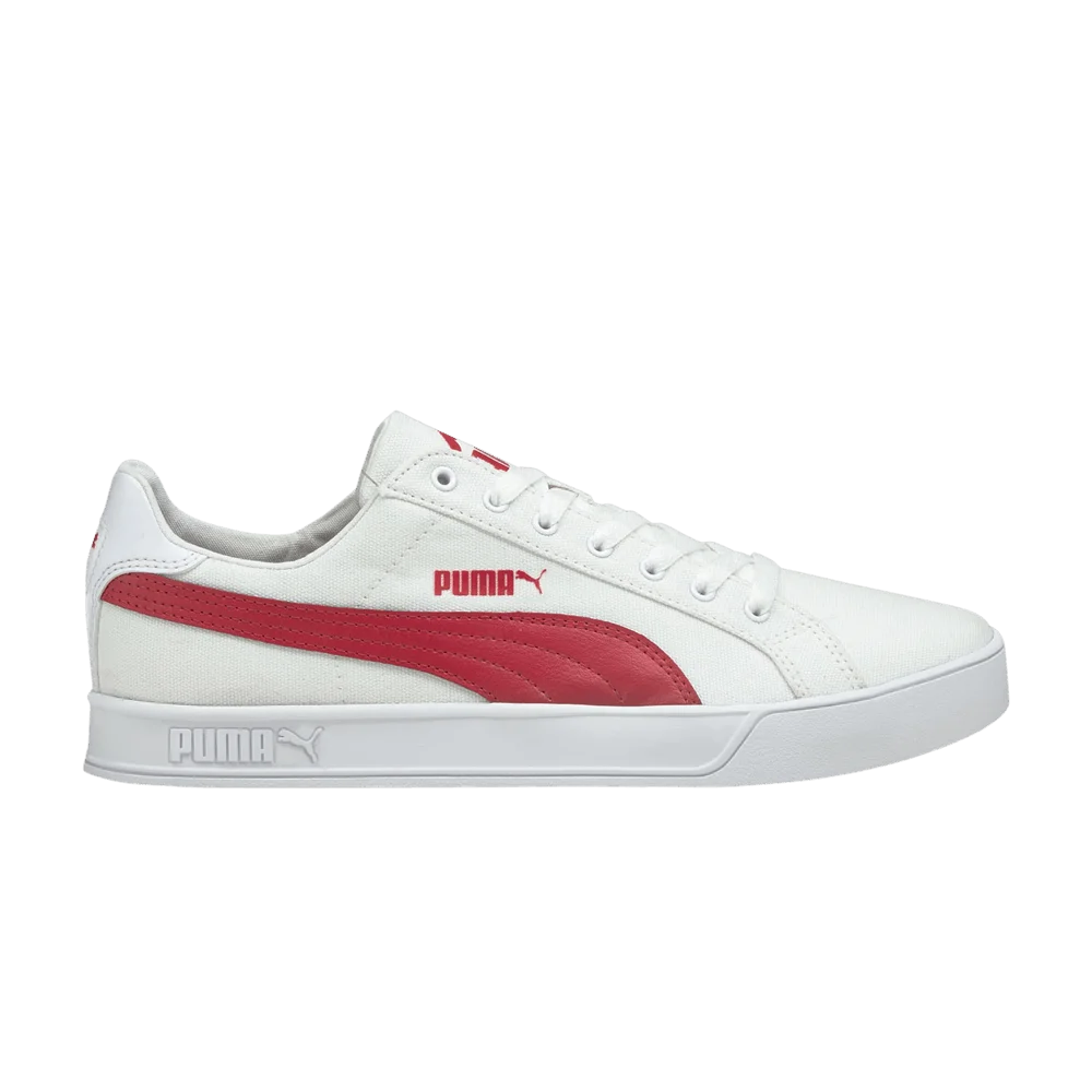 Puma Smash Vulc Canvas 'White American Beauty'