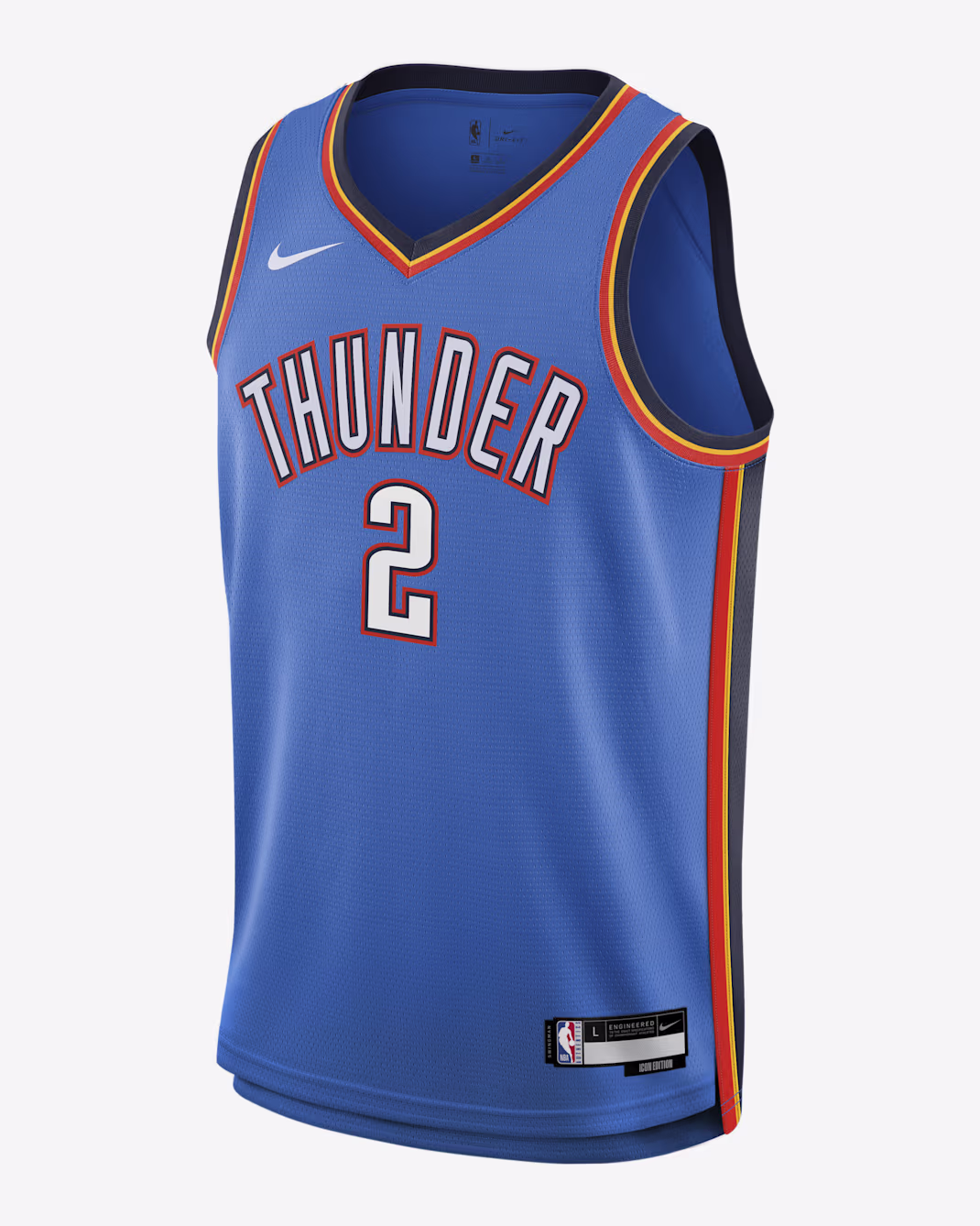 Детское баскетбольное джерси Nike NBA Shai Gilgeous-Alexander OKC 24-25 Icon Edition Swingman