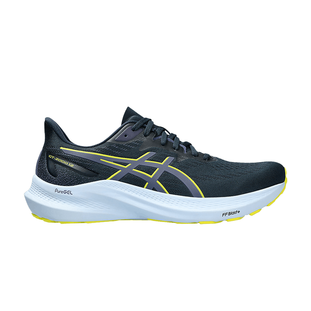 Кроссовки Asics GT 2000 12 2E Wide 'French Blue Bright Yellow'