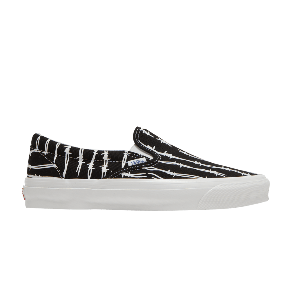 Кроссовки Vans OG Classic Slip-On LX 'Barbed Wire - Black'