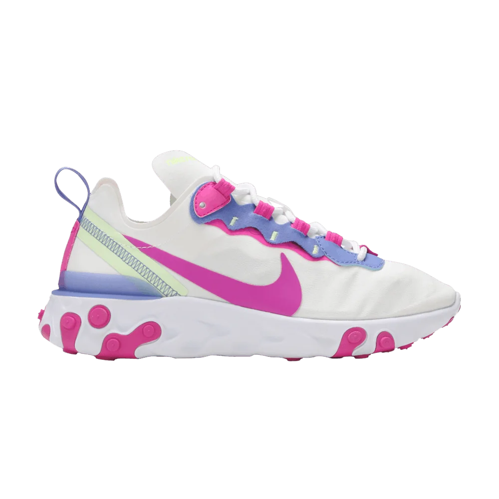 Кроссовки Nike Wmns React Element 55 'White Fire Pink'