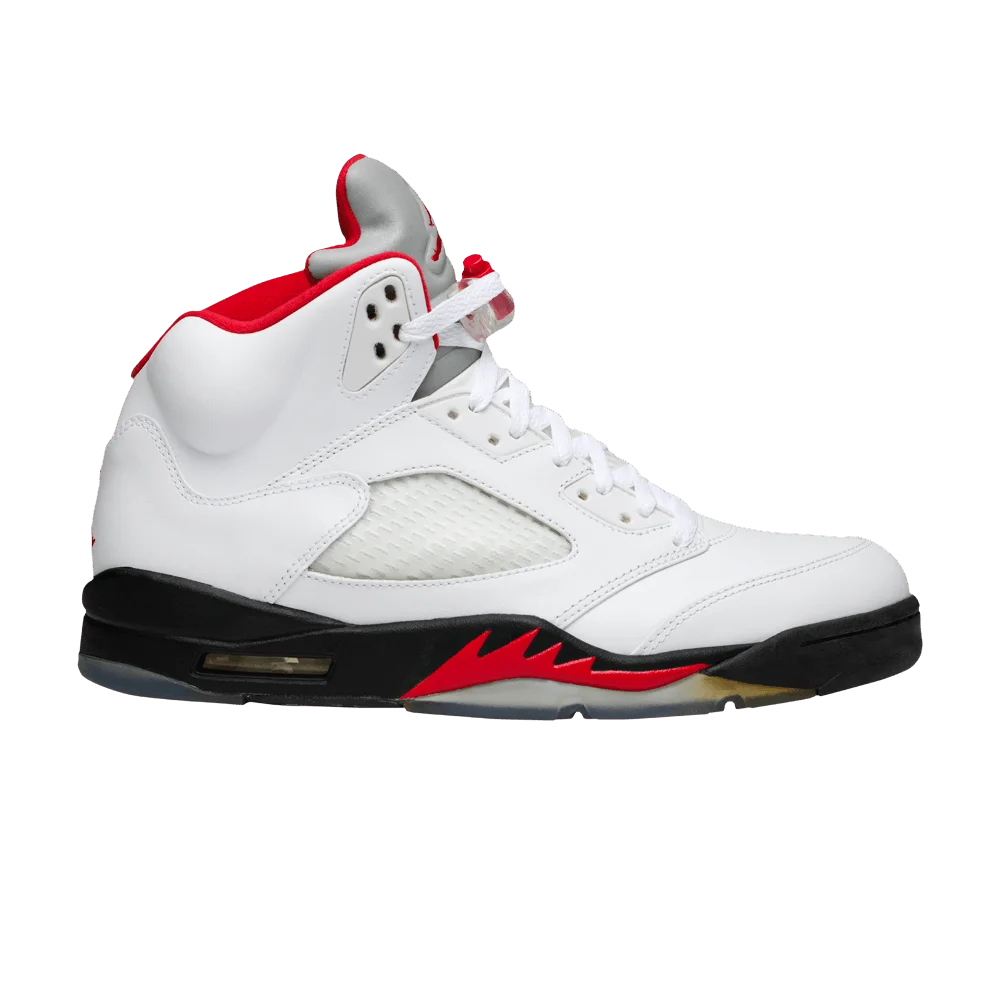 Кроссовки Air Jordan 5 Retro 'White Fire Red' 2013