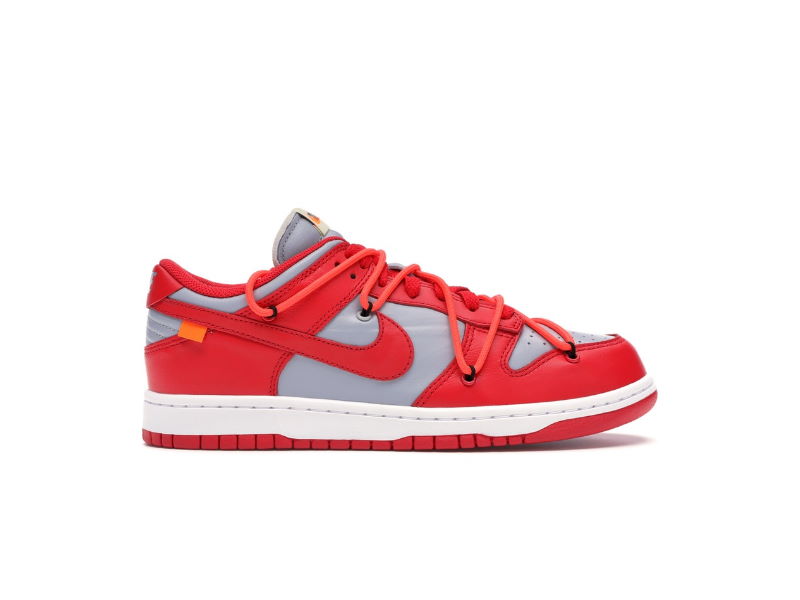 Кроссовки Off-White x Nike Dunk Low 'University Red'
