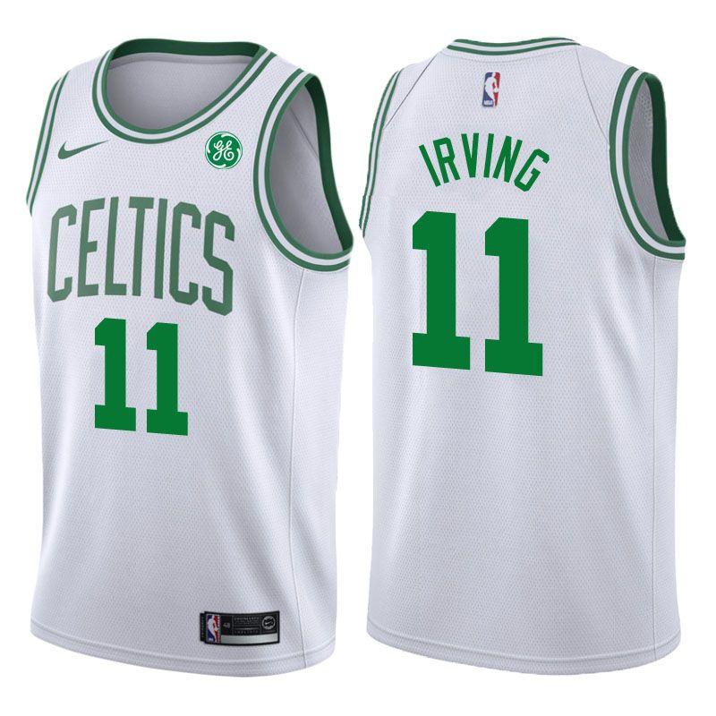 Баскетбольная джерси 2017-18 Irving Celtics #11 Association White