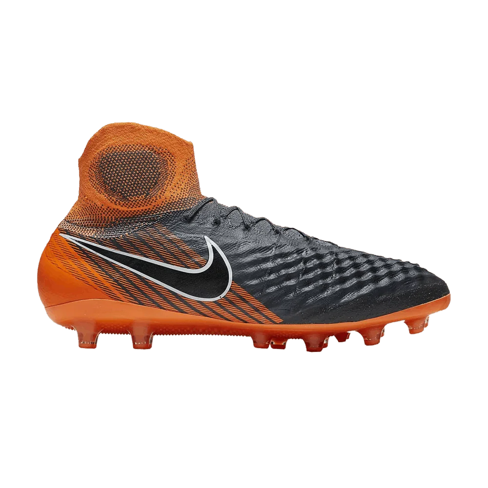 Кроссовки Nike Magista Obra 2 Elite DF AG Pro 'Grey Orange'