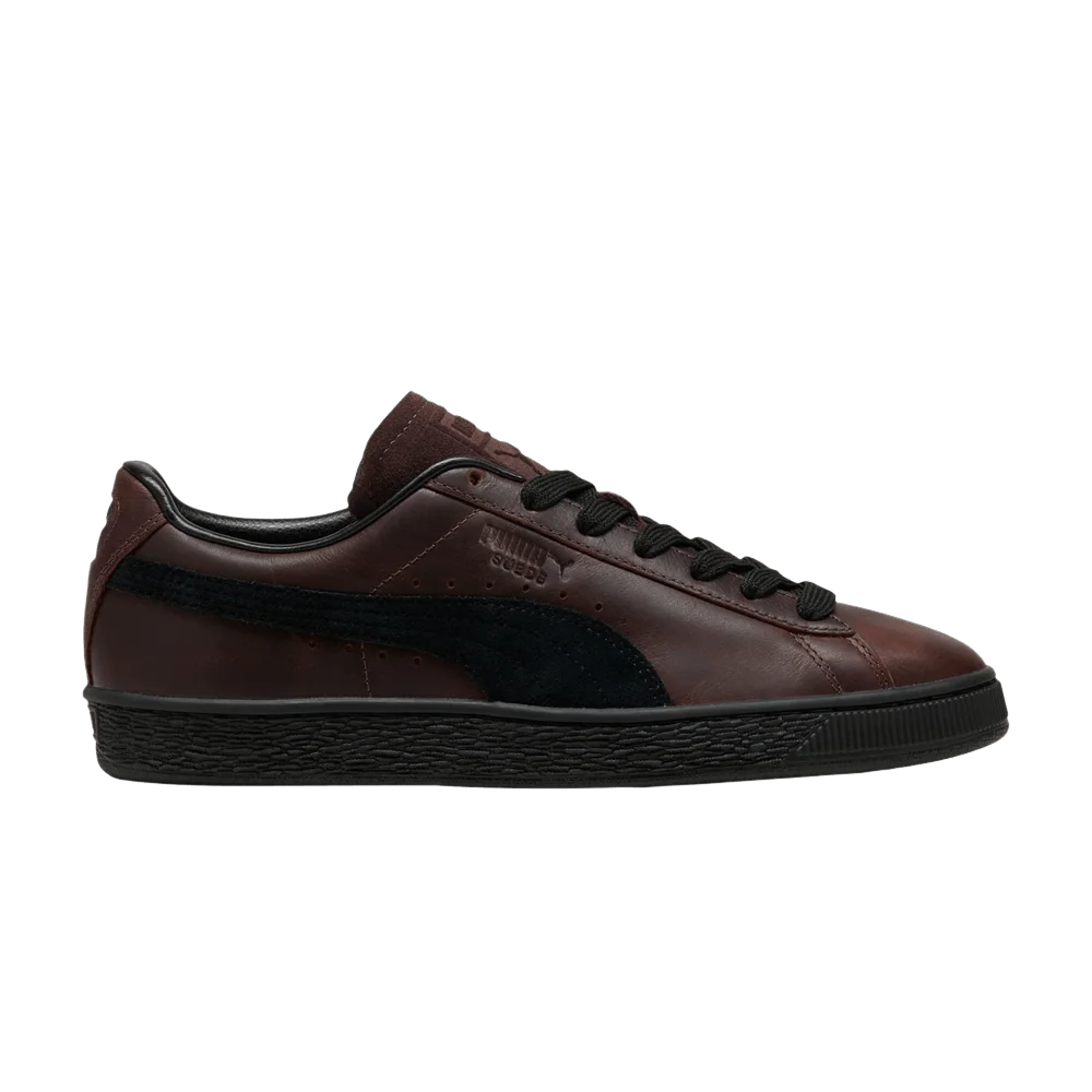 Кроссовки Puma Suede Dressed 'Leather Brown Black'