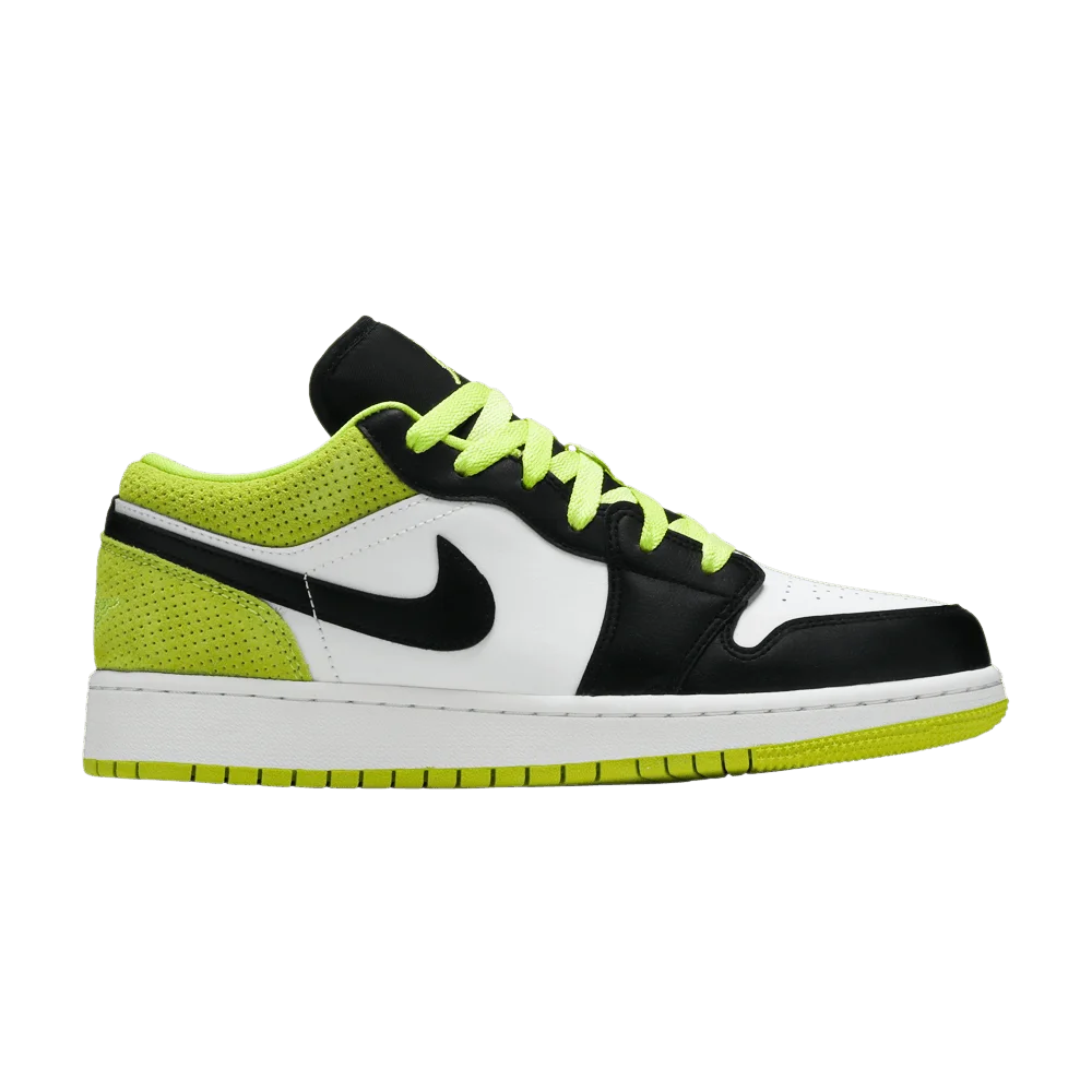 Кроссовки Air Jordan 1 Low SE GS 'Black Cyber'