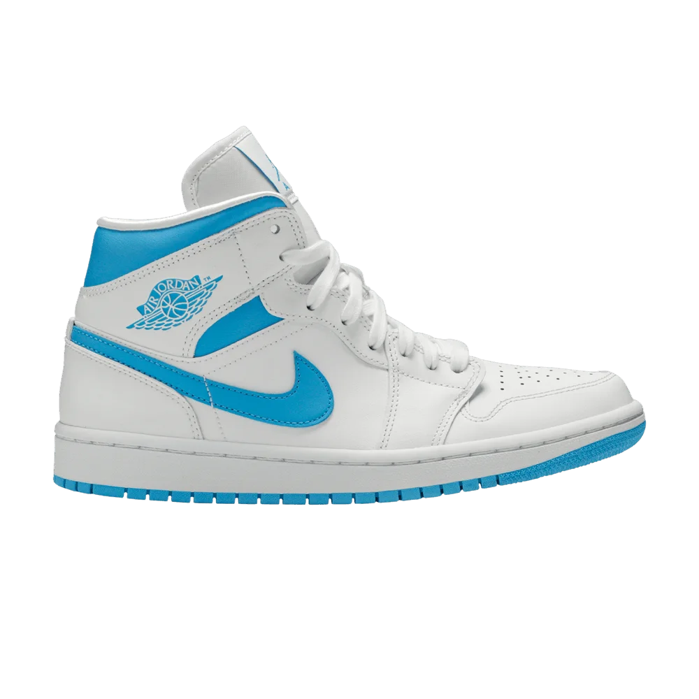 Кроссовки Wmns Air Jordan 1 Mid 'UNC'