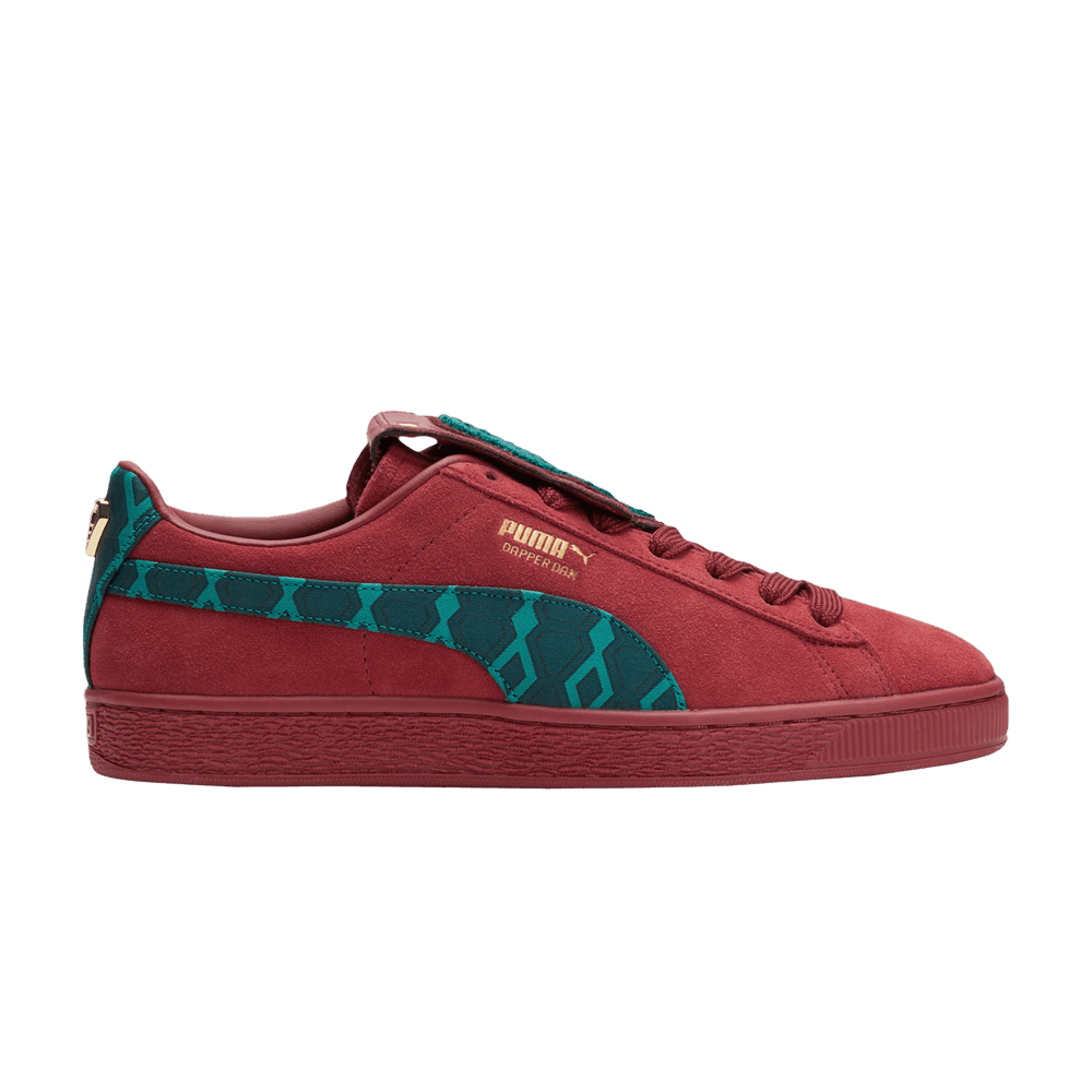 Кроссовки Dapper Dan x Puma Suede 'Jacquard Print - Intense Red'