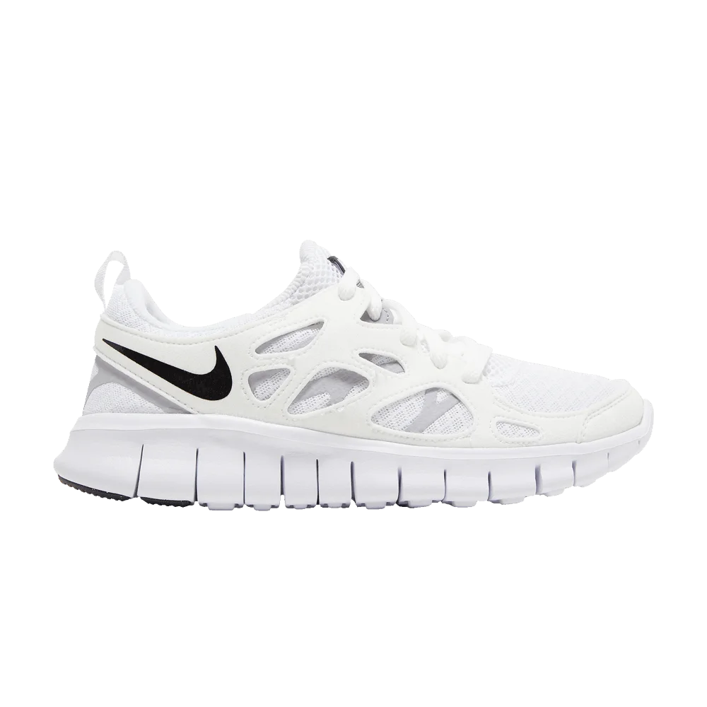 Кроссовки Nike Free Run 2 GS 'White Black'