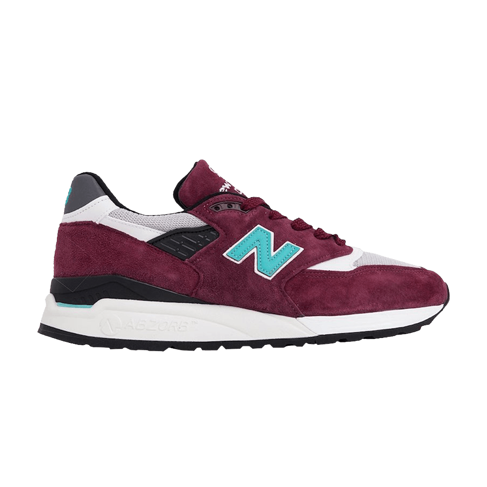 Кроссовки New Balance 998 Made in USA 'Burgundy Teal'