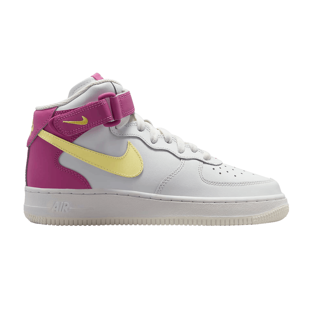Кроссовки Nike Air Force 1 Mid LE GS 'Citron Fuchsia'