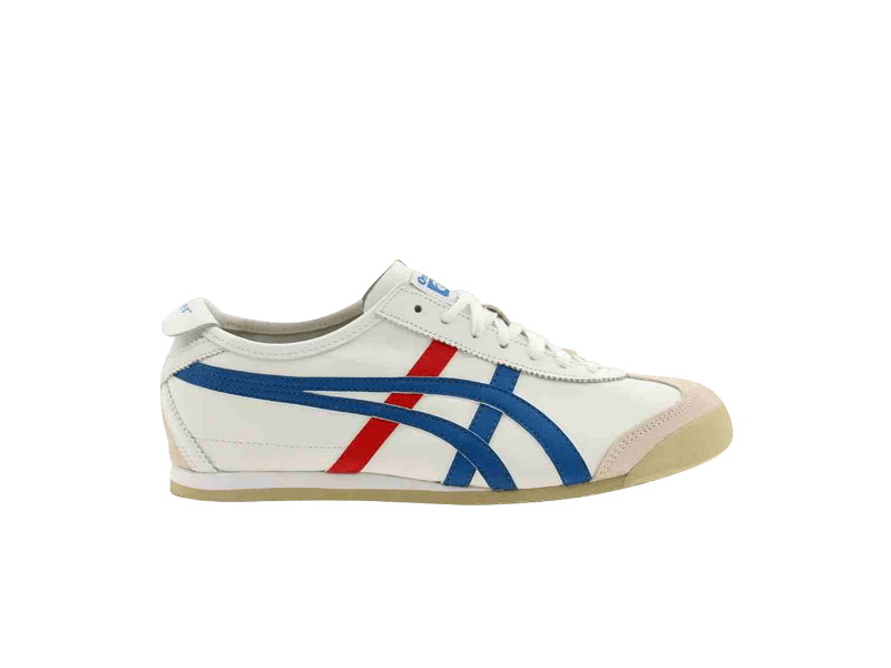 Кроссовки Onitsuka Tiger Mexico 66 White Blue Red