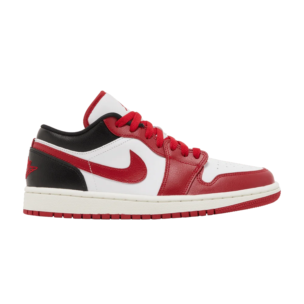 Кроссовки Wmns Air Jordan 1 Low 'White Gym Red'
