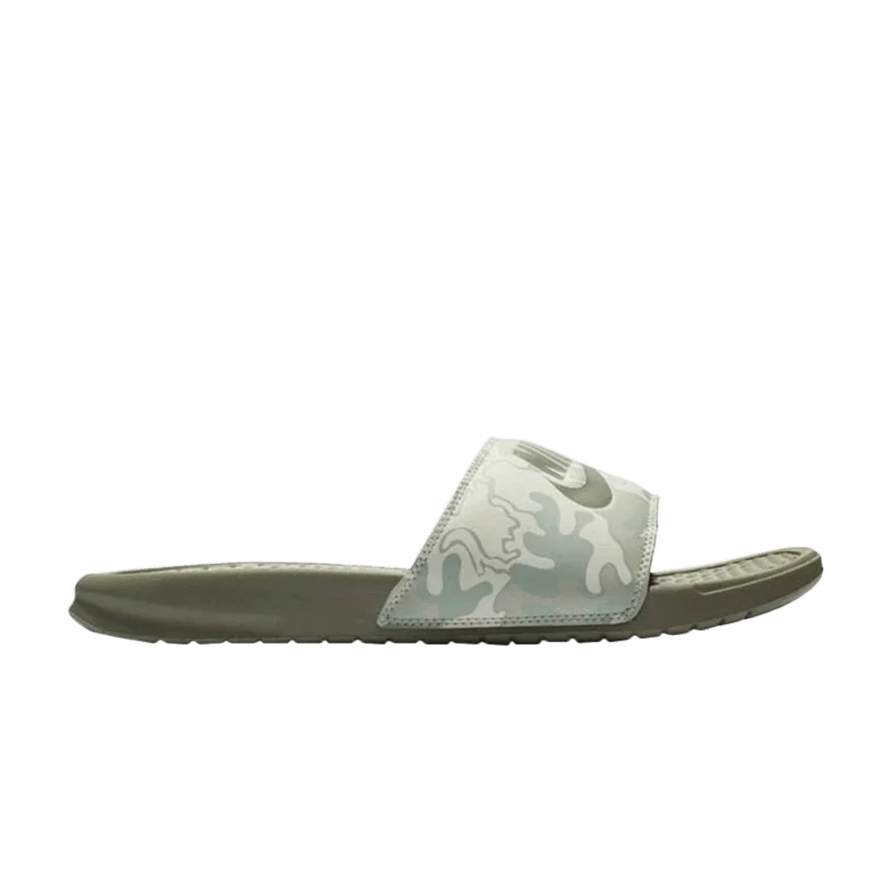 Сандалии Nike Benassi JDI Print 'Dark Stucco'