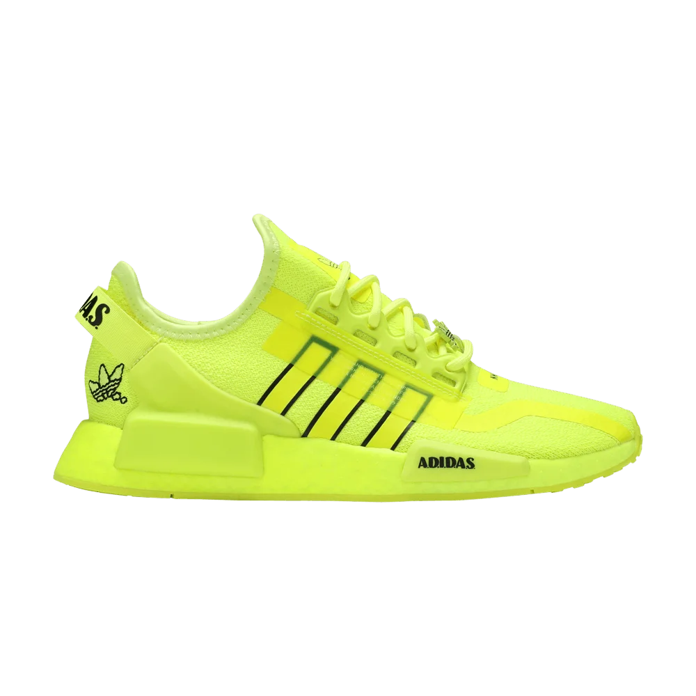 Кроссовки Adidas NMD_R1 V2 J 'Solar Yellow'