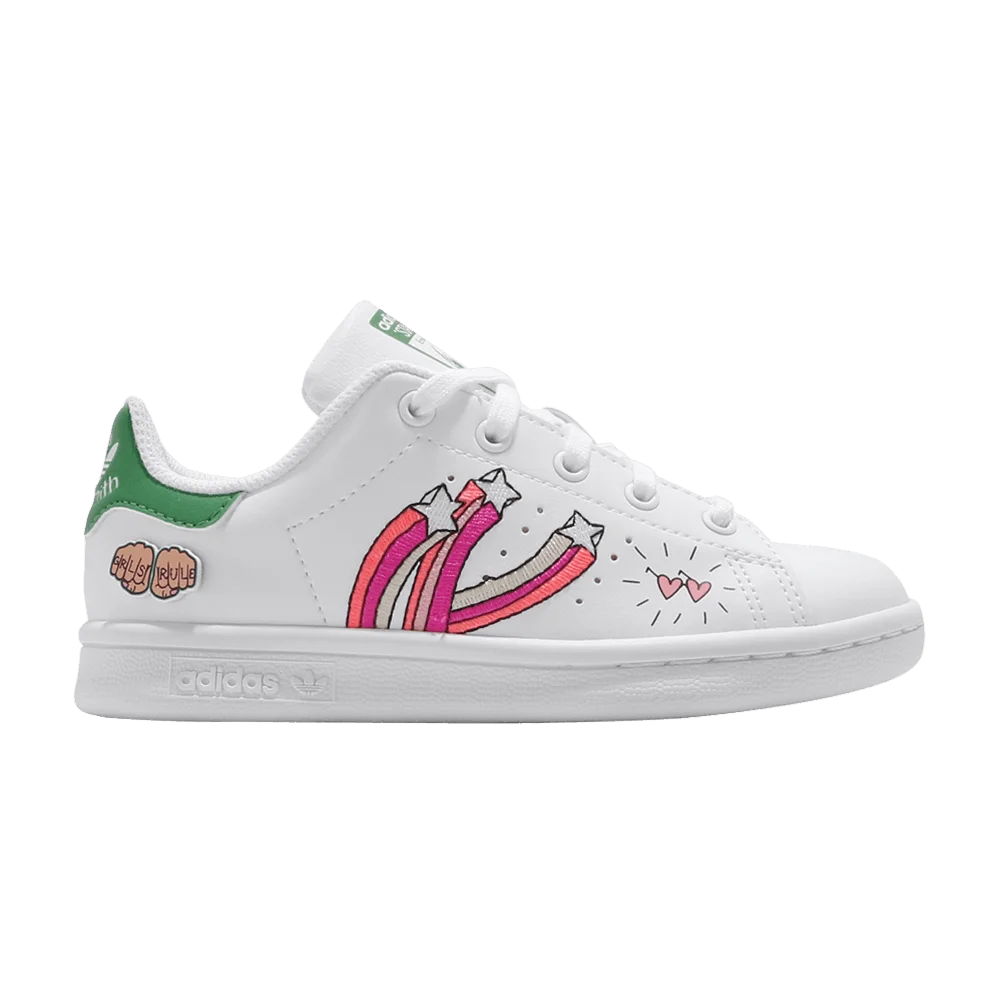 Кроссовки Adidas Stan Smith C 'Girls Rule - White'