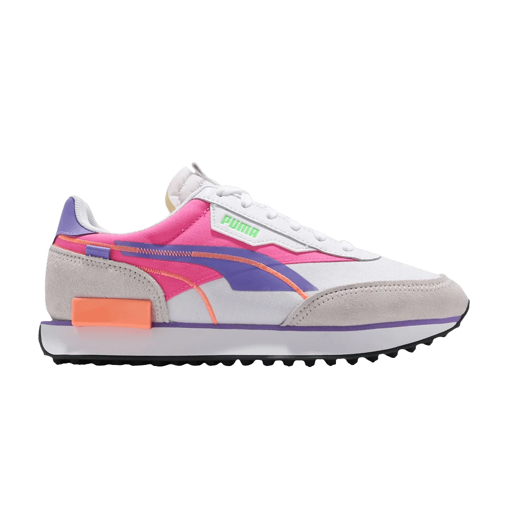 Кроссовки Puma Future Rider Twofold SD 'White Luminous Purple'