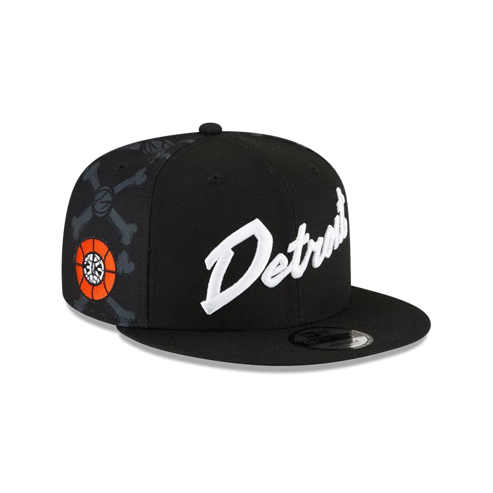 Бейсболка New Era Detroit Pistons 9FIFTY 2024 City Edition NBA Snapback Hat