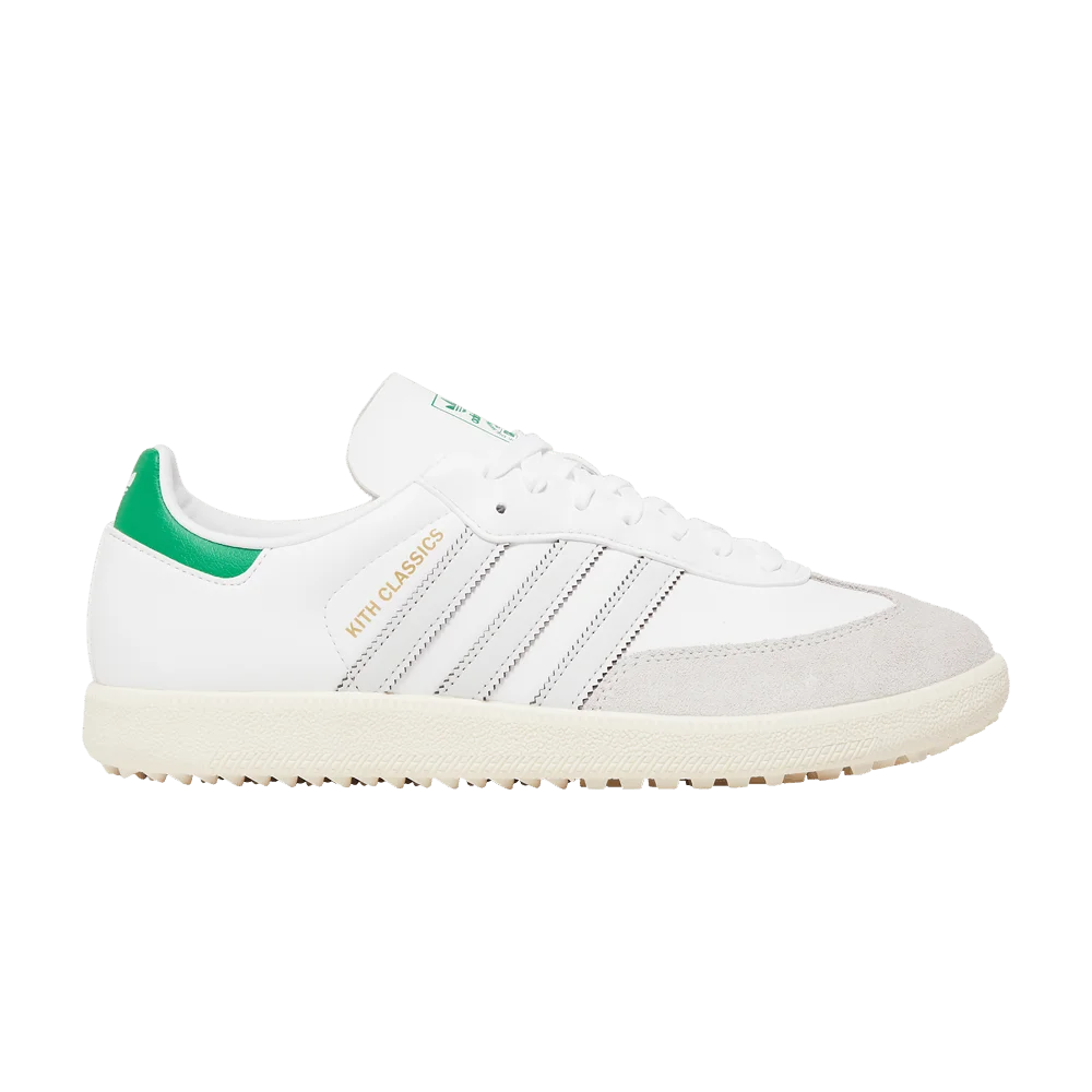 Кроссовки Kith x adidas Samba Spikeless Golf 'White Green'