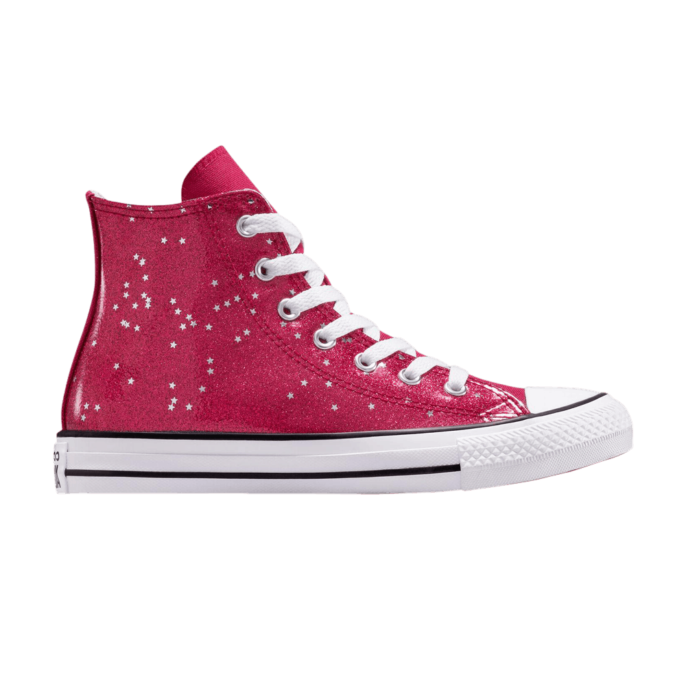 Кроссовки Converse Chuck Taylor All Star High GS 'Glitter - Sporty Berry'