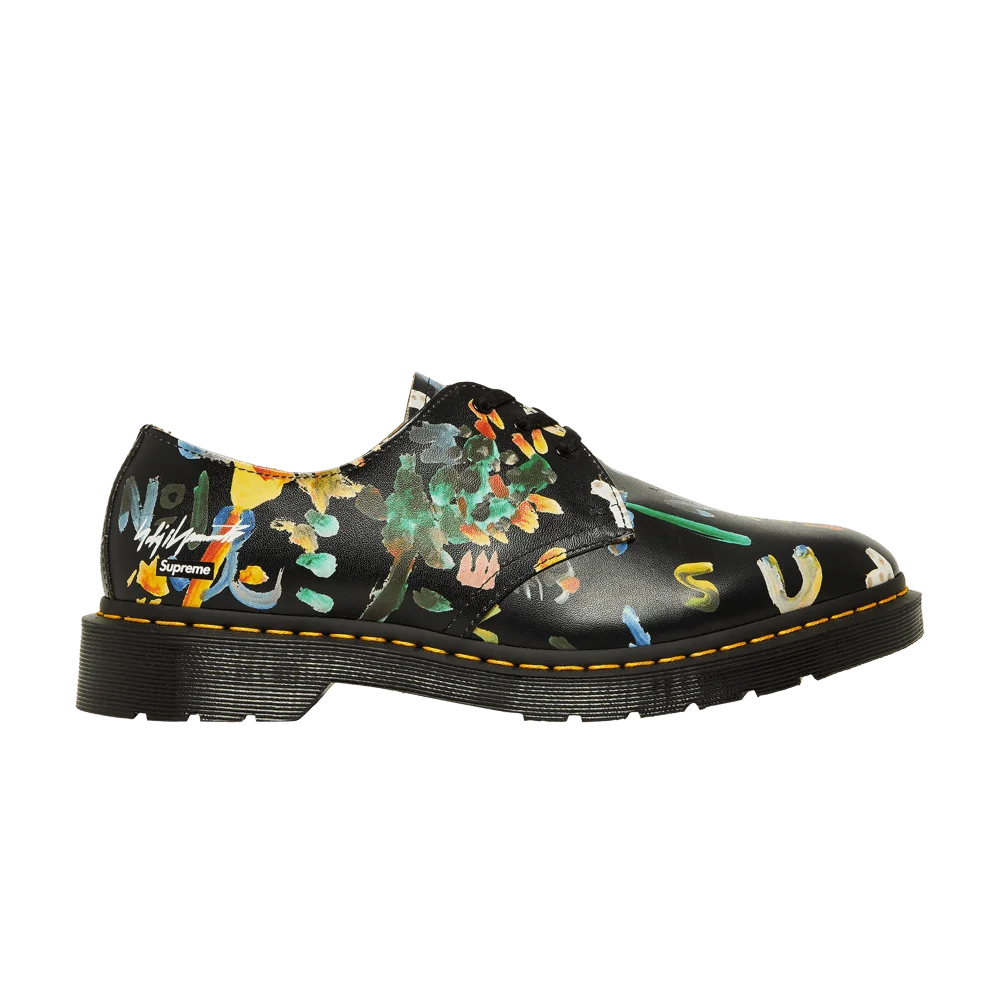 Кроссовки Supreme x Yohji Yamamoto x Dr. Martens 1461 'Brushstroke - Black'