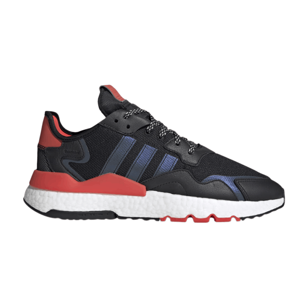 Кроссовки Adidas Nite Jogger 'Black Hi-Res Red'