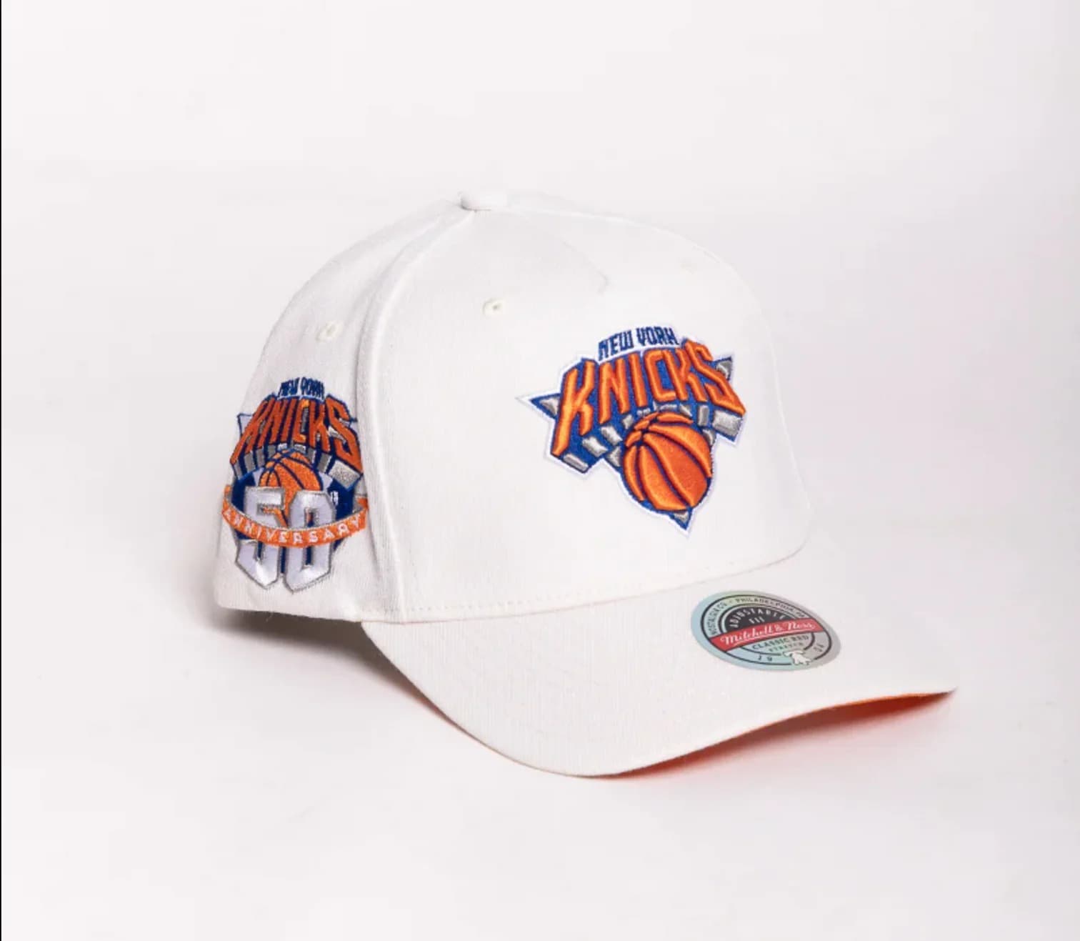 Бейсболка Mitchell & Ness New York Knicks 50th Anniversary Classic Stretch NBA Snapback Hat