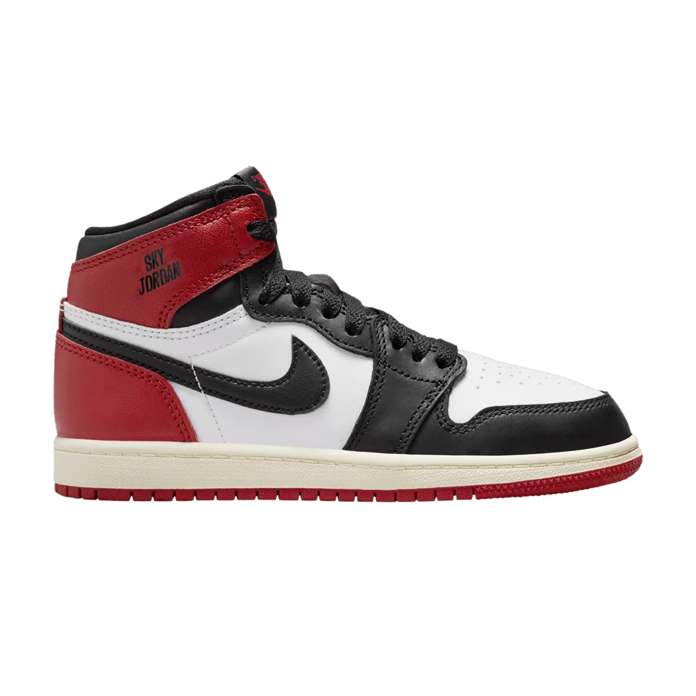 Кроссовки Air Jordan 1 Retro High OG PS 'Black Toe Reimagined'
