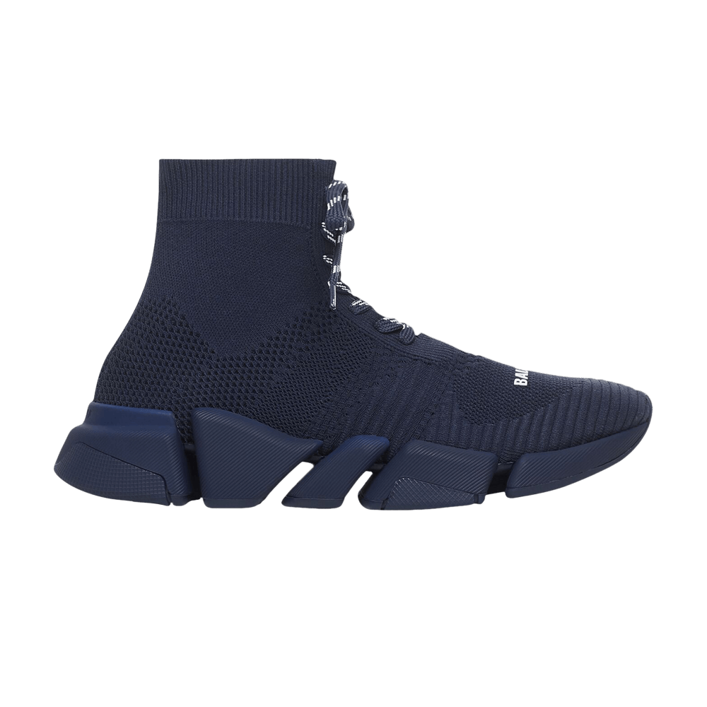 Кроссовки Balenciaga Speed 2.0 Lace-Up Sneaker 'Dark Blue'