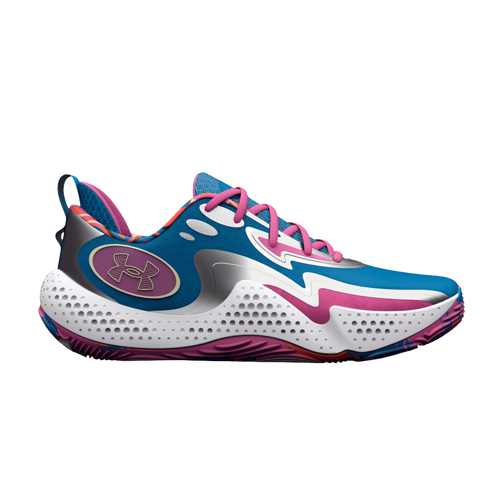 Кроссовки Under Armour Spawn 5 LE 'Brilliant Blue Pink'