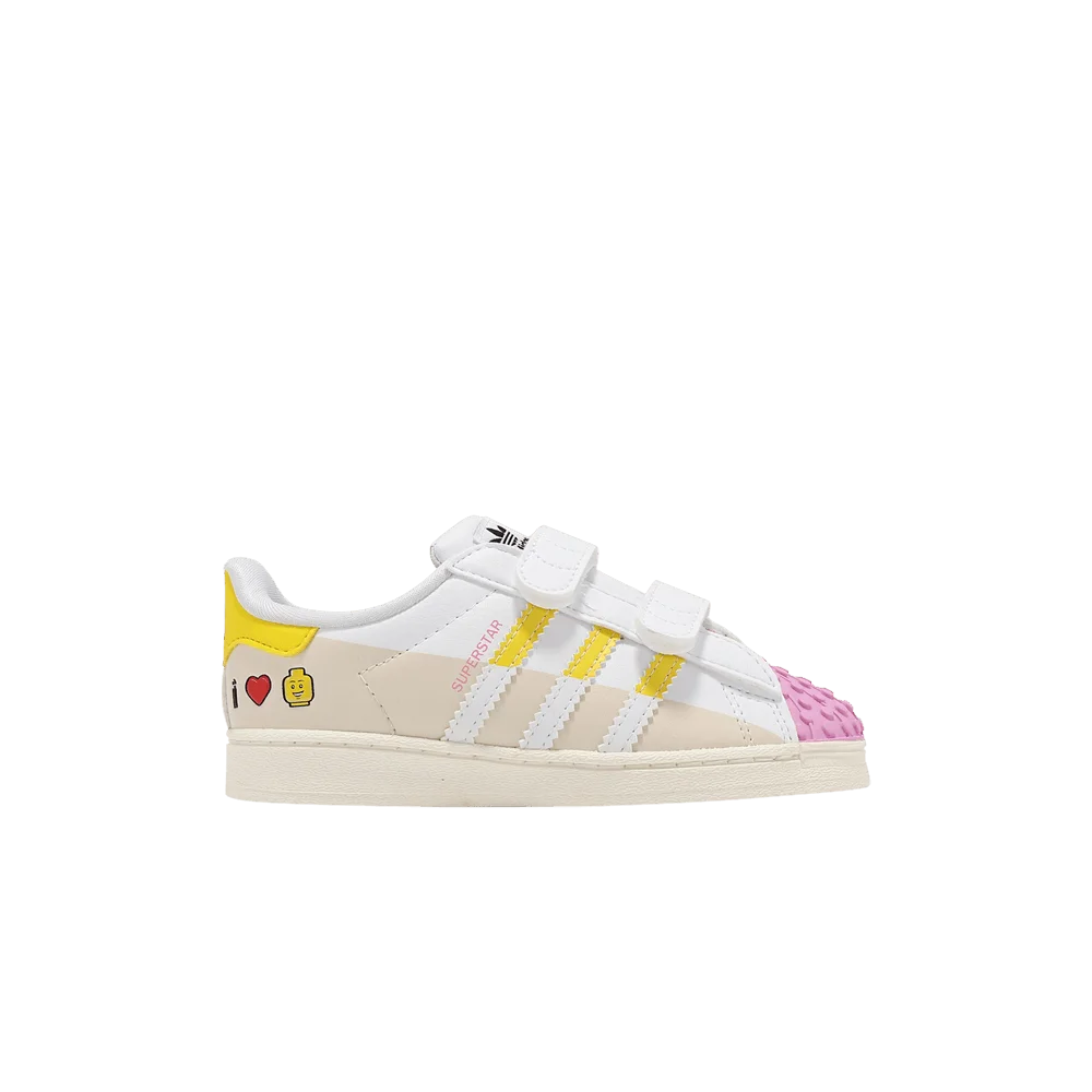 Кроссовки LEGO x adidas Superstar CF I 'I Love Lego - Pink'