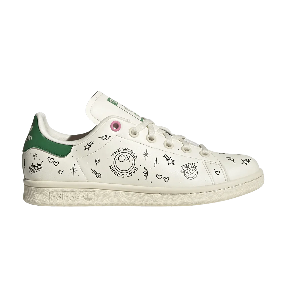 Кроссовки André Saraiva x adidas Stan Smith Big Kid 'The World Needs Love'