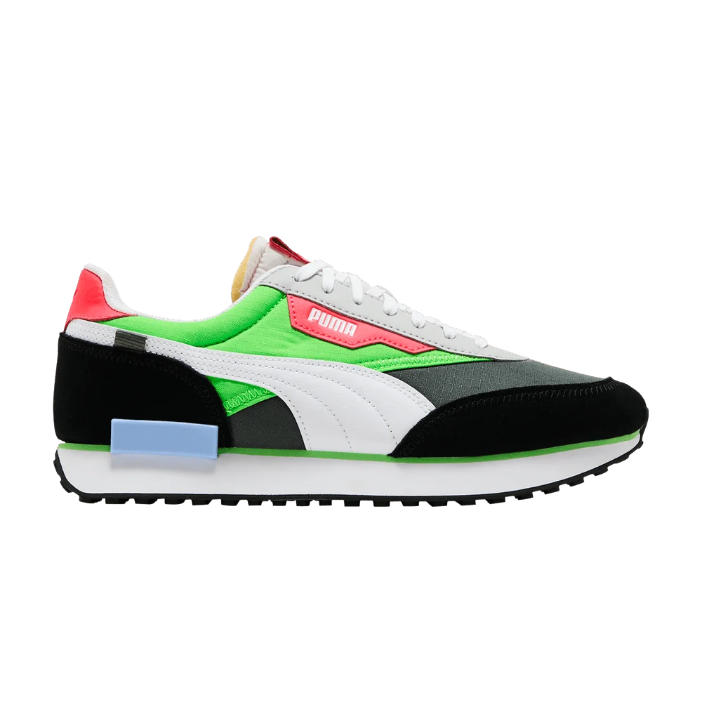 Кроссовки Puma Future Rider 'Play On - Dark Shadow Fluo Green'