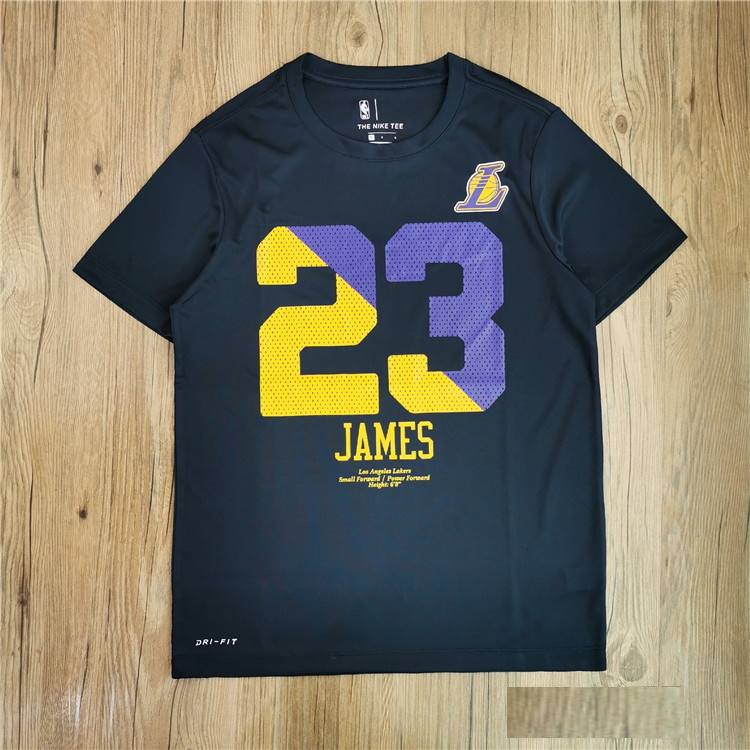 Футболка 2020 LeBron James 23 Lakers Navy Tee