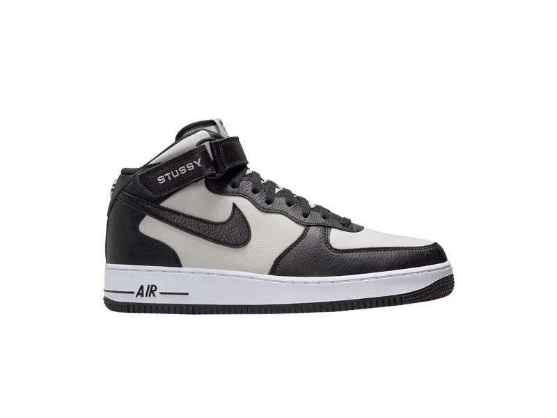 Кроссовки Stussy x Nike Air Force 1 Mid 'Black White'