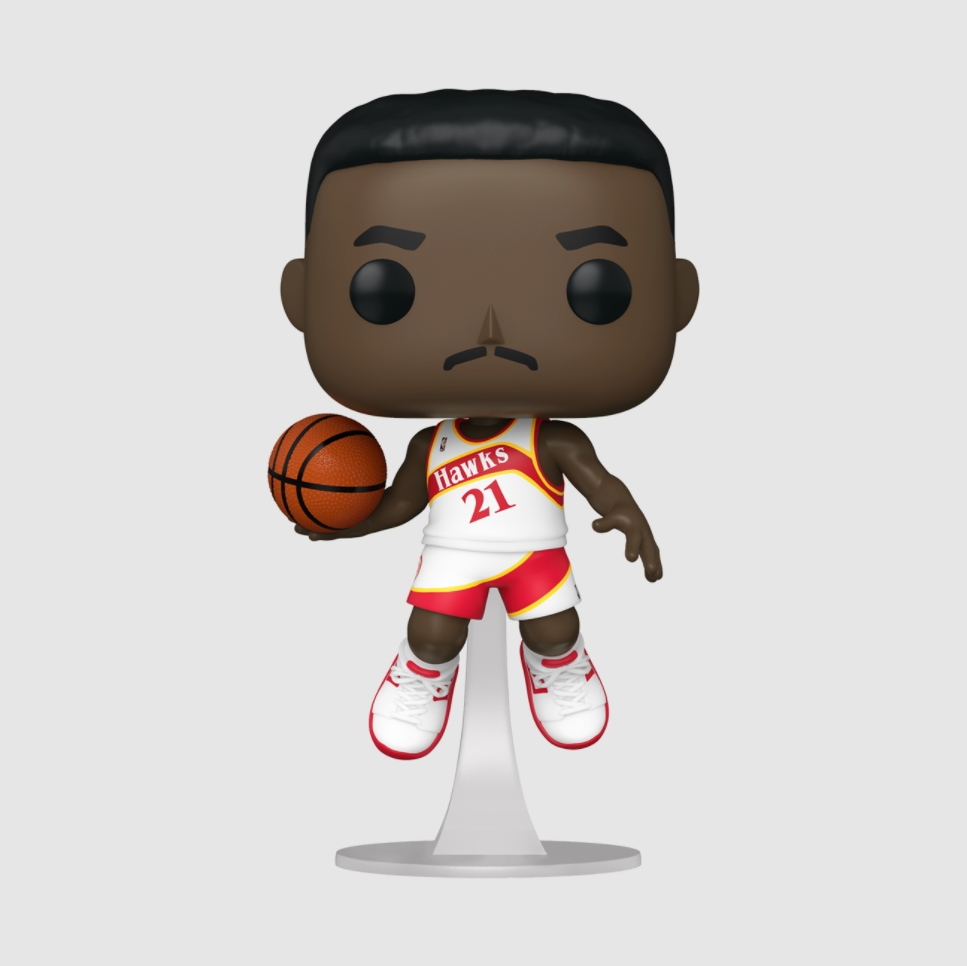 Коллекционная фигурка Funko Dominique Wilkins Atlanta Hawks Hardwood Classics Throwback NBA Legends Pop Vinyl