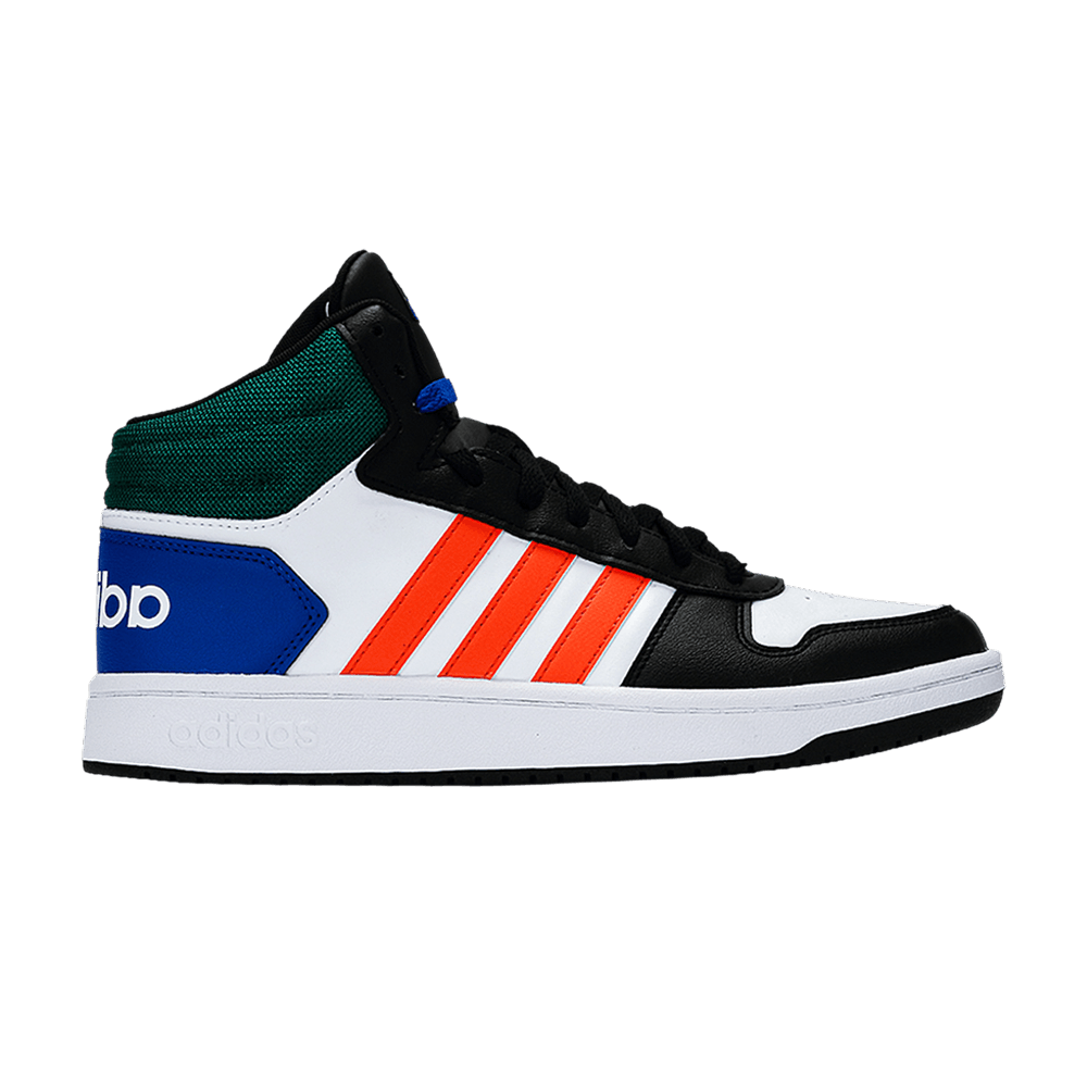 Кроссовки Adidas Hoops 2.0 Mid 'White Multi-Color'