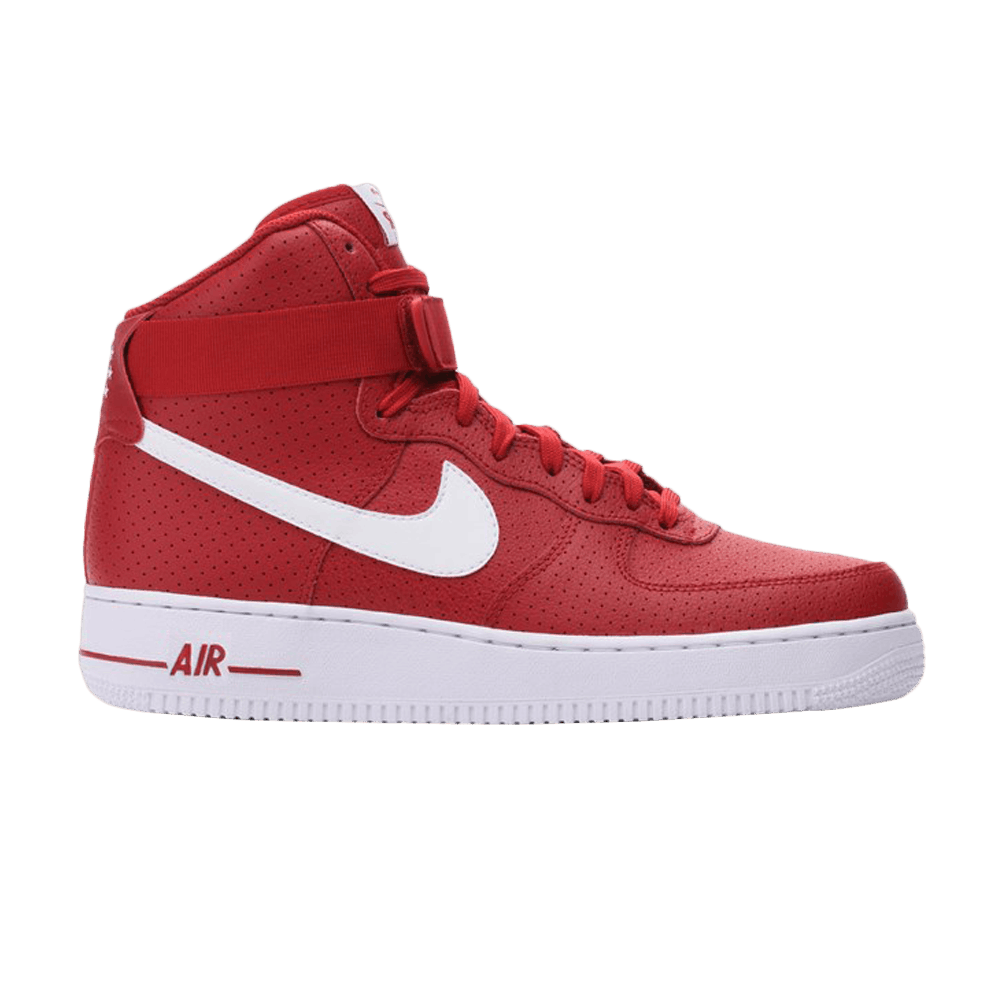 Кроссовки Nike Air Force 1 High 'Gym Red Perforated'