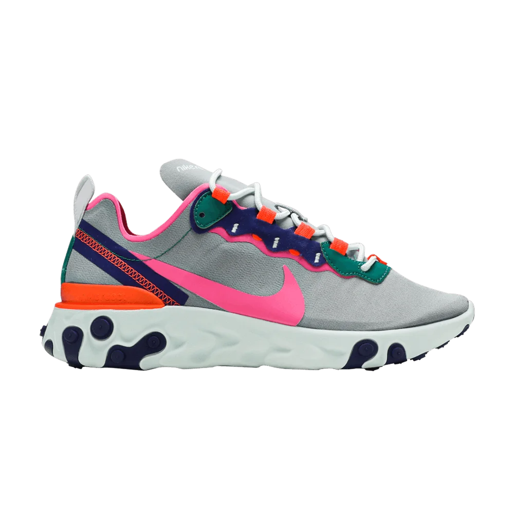 Кроссовки Nike Wmns React Element 55 'Wolf Grey Fuchsia'
