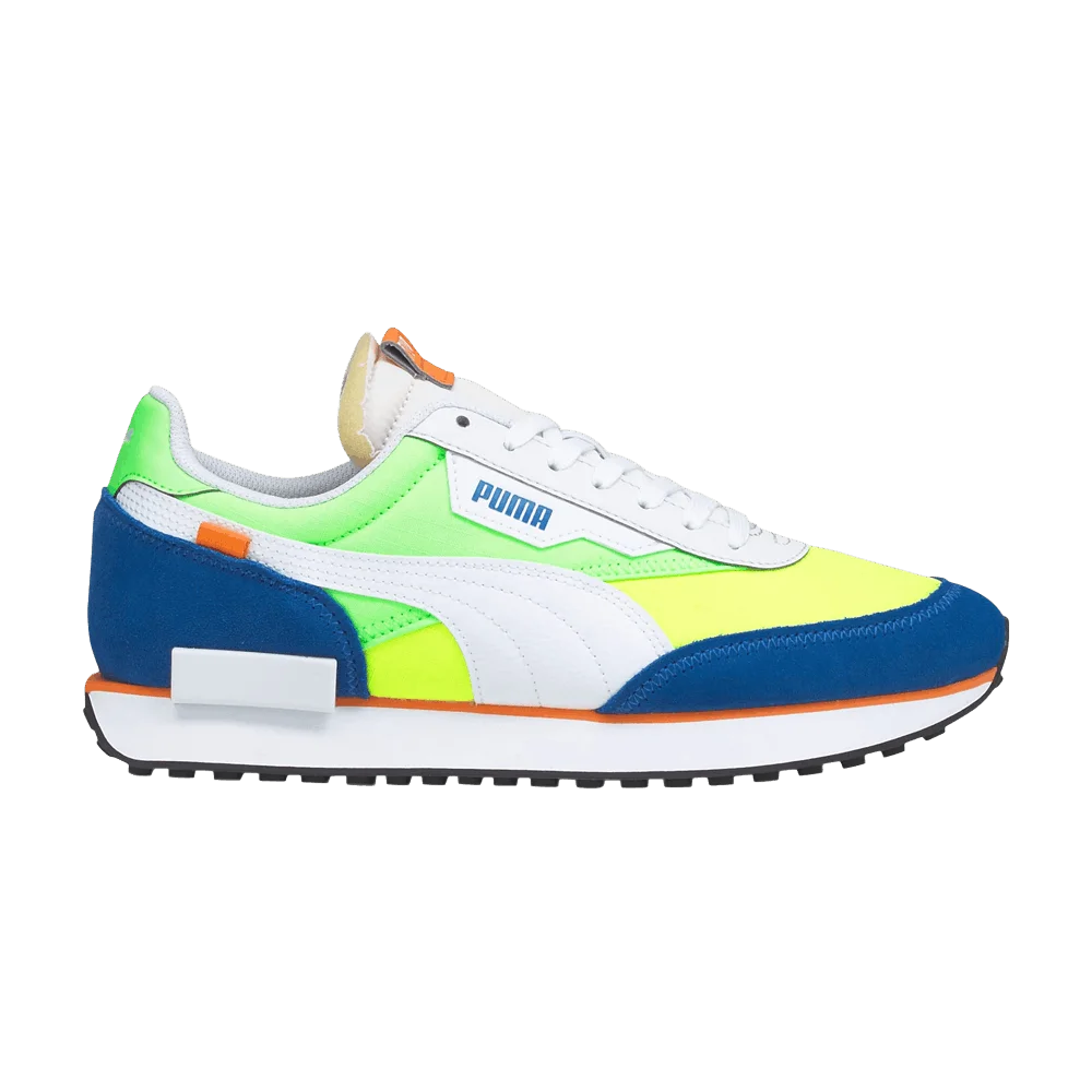 Кроссовки Puma Future Rider Play On 'White Fizzy Lime Royal'