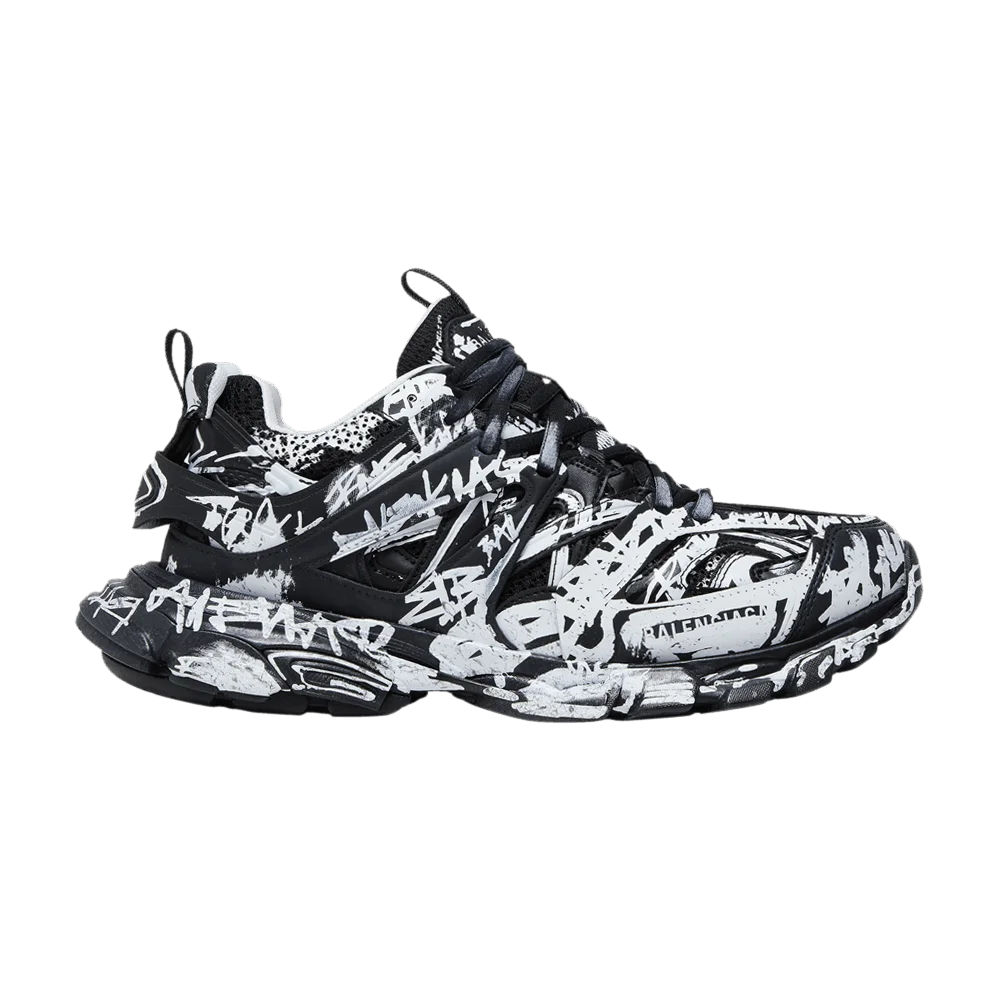 Кроссовки Balenciaga Track Sneaker 'Graffiti - Black White'