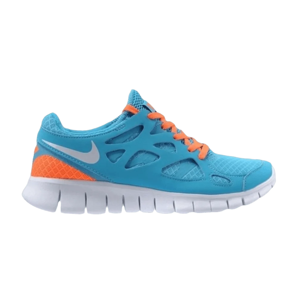 Кроссовки Nike Free Run+ 2 'Chlorine Blue Orange'