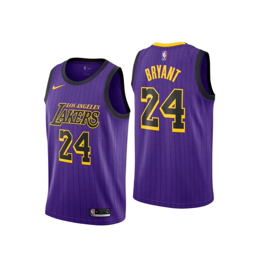 Баскетбольная джерси 2018-19 Los Angeles Lakers #24 Kobe Bryant Purple City
