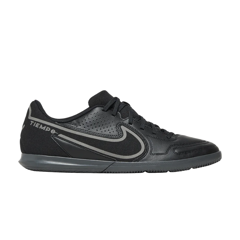 Кроссовки Nike Tiempo Legend 9 Club IC 'Black Metallic Bomber Grey'