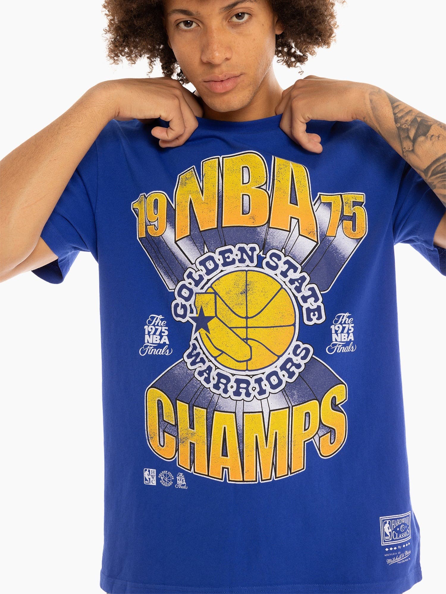 Футболка Mitchell & Ness Golden State Warriors Vintage Bust Out T-Shirt