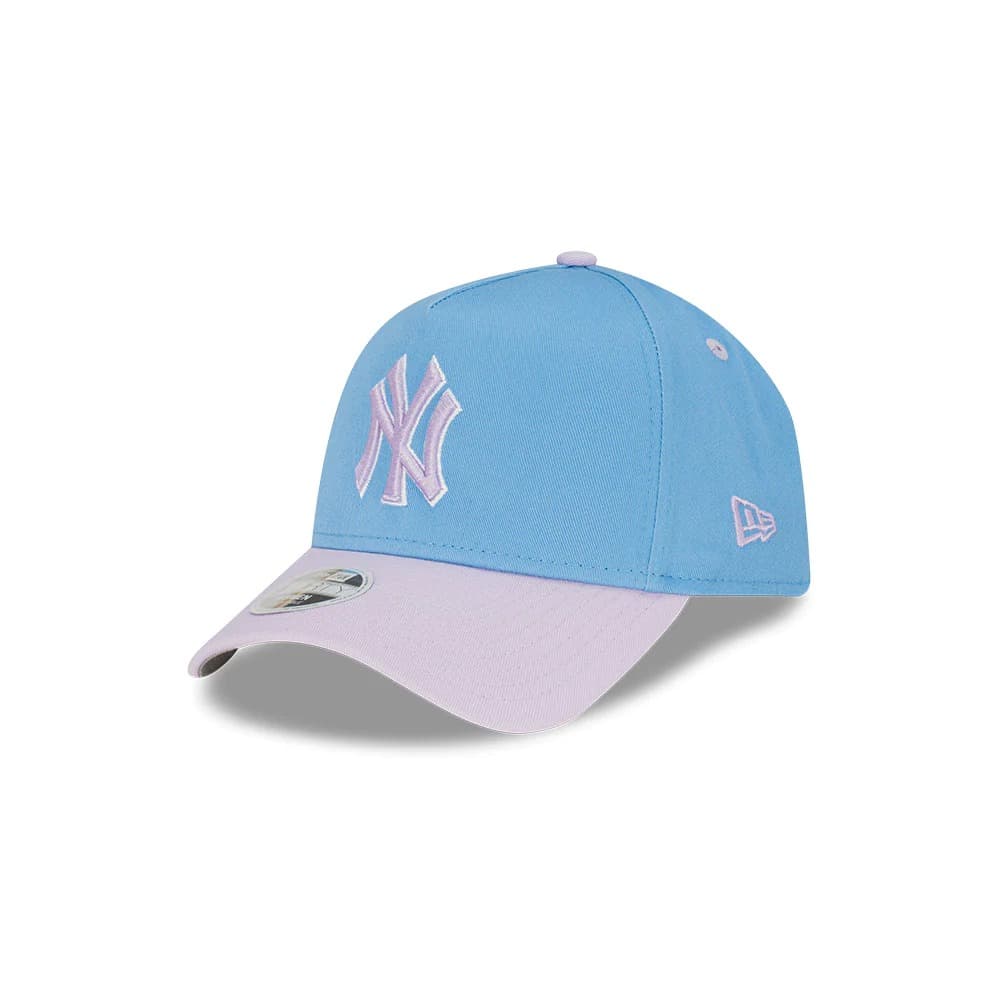 Бейсболка New Era New York Yankees Lilac Sky 9FORTY A-Frame Womens MLB Snapback Hat