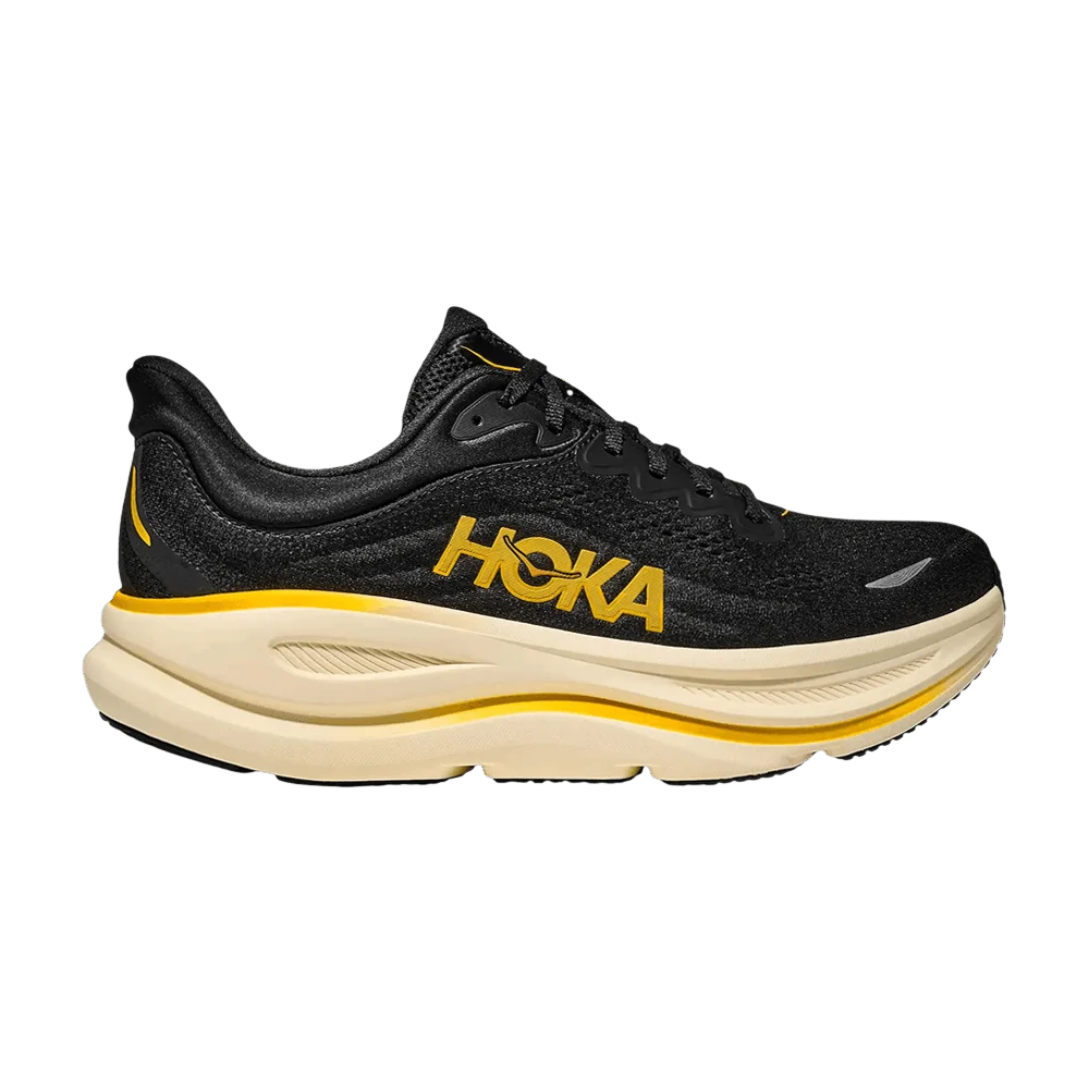 Кроссовки HOKA Bondi 9 'Black Yellow'