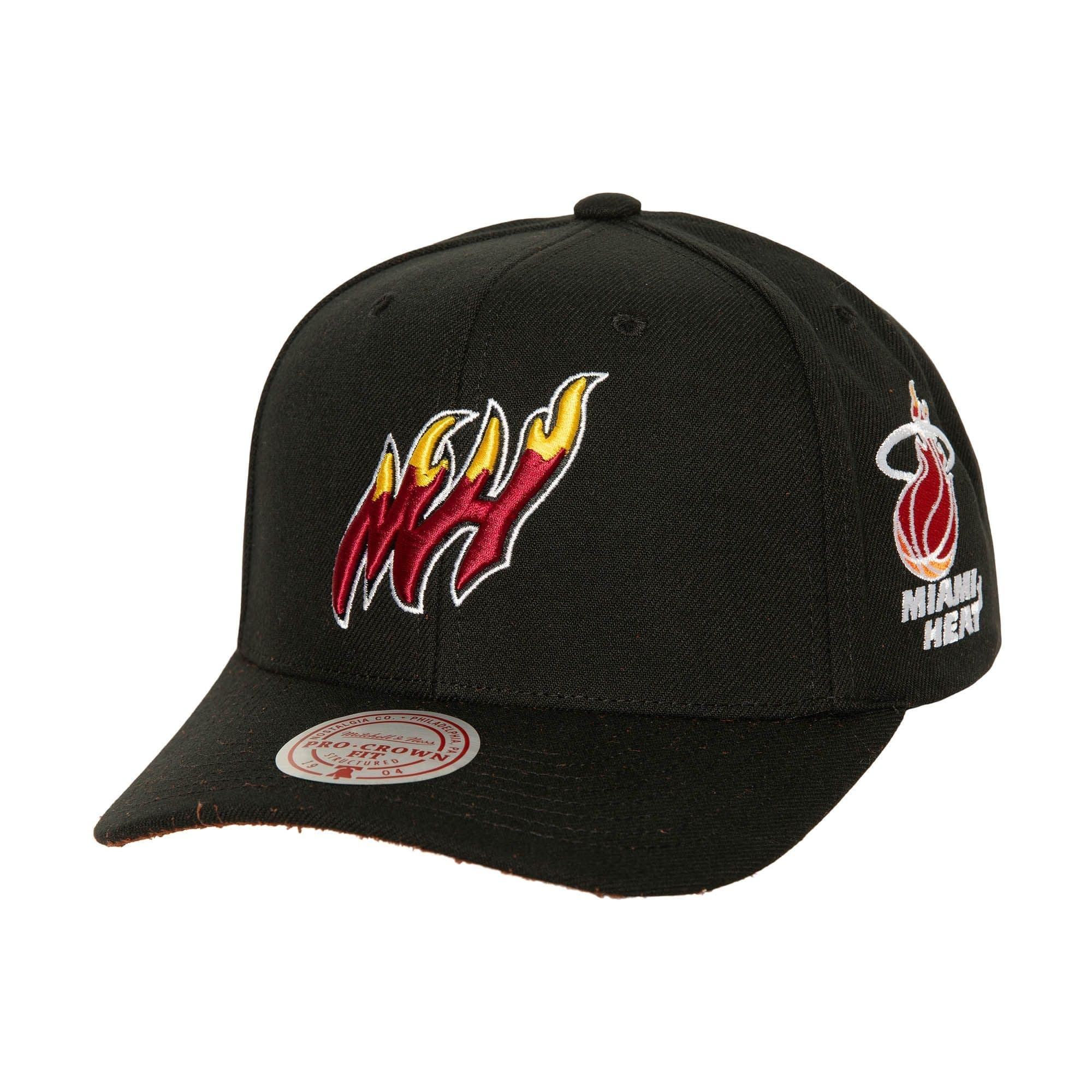 Бейсболка Mitchell & Ness Icon Grail Pro Snapback HWC Miami Heat Hat